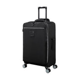 Argos IT Luggage Ashdon 8 Wheel Soft Medium Suitcase - Black- Buy online at McGrocer