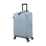 Argos IT Luggage Ashdon 8 Wheel Soft Medium Suitcase - Blue- Buy online at McGrocer