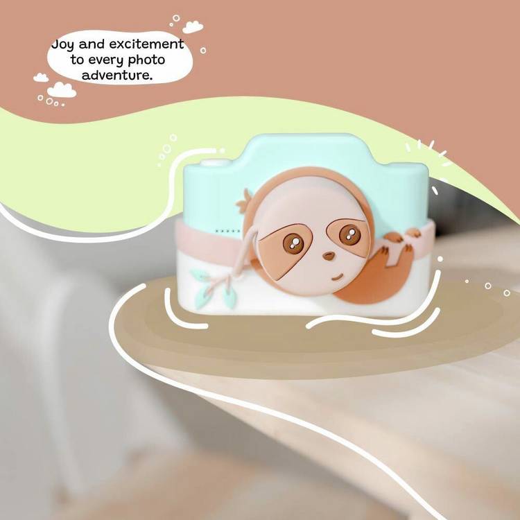 Kiimento Zippy Sloth Kids Digital Camera, imported from the UK