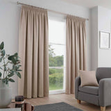 Argos Fusion Galaxy Thermal Pencil Pleat Curtains - Natural - 117x137cm- Buy online at McGrocer