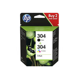 Argos HP 304 Original Ink Cartridges Black & Colour Ink Cartridge Pack- Buy online at McGrocer