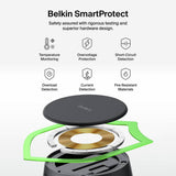 Belkin 2-in-1 wireless charger MagSafe compatible foldable black (British brand)