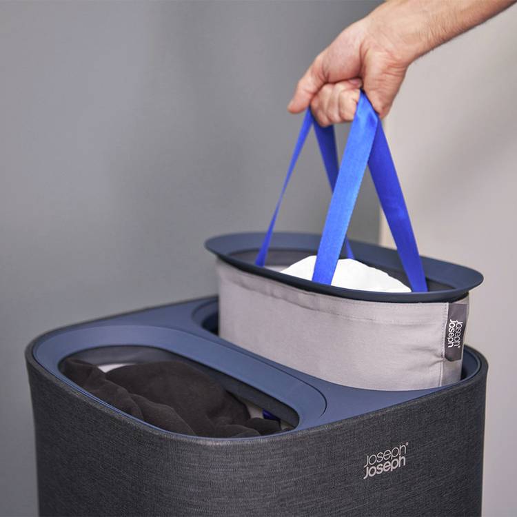 Joseph Joseph Tota 60L laundry basket black, UK version