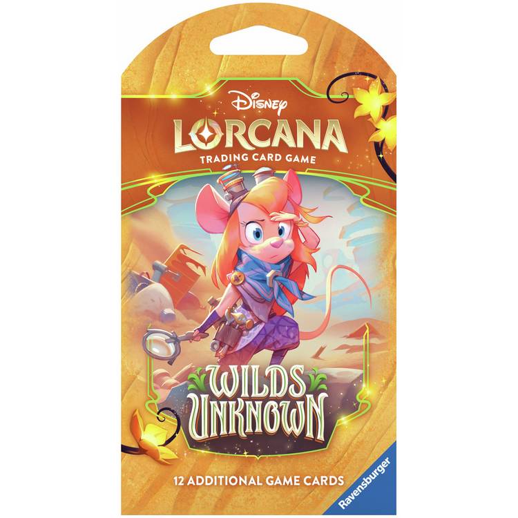 Disney Lorcana Wilds Unknown booster pack, UK version