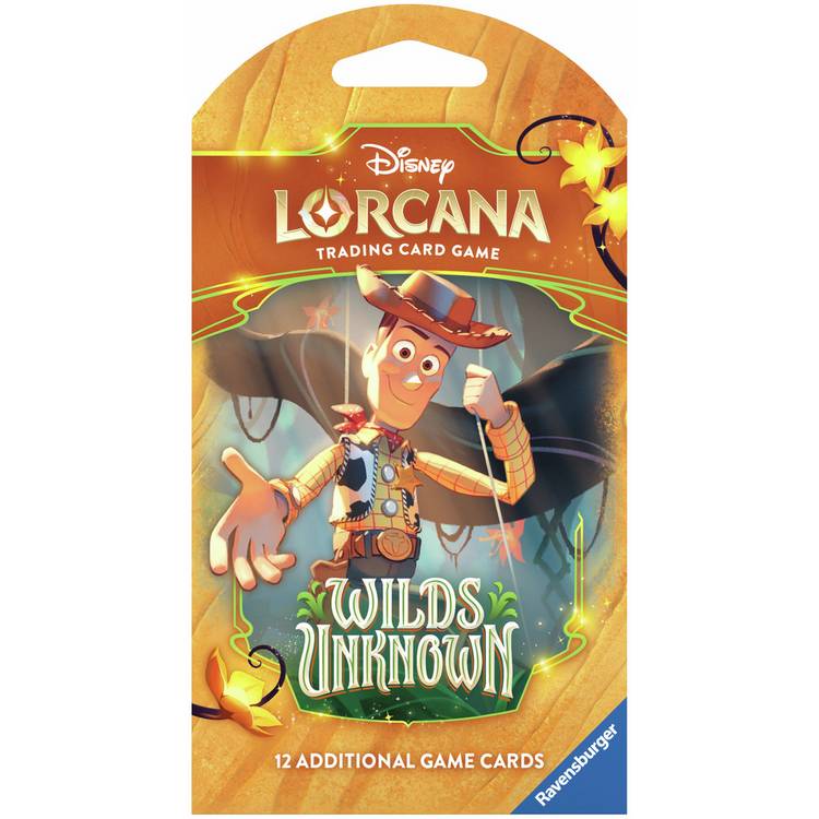 Disney Lorcana Wilds Unknown booster pack, UK version