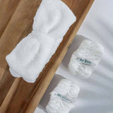 So Eco makeup headband and wrist band set (British brand)