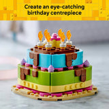 LEGO Birthday Party Cake set with candles and decorations - British product
