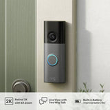 Ring video doorbell 2K speckled grey (British brand)