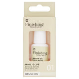 Superdrug Superdrug Finishing Touches Brush On Pink Nail Glue Adhesive- Buy online at McGrocer
