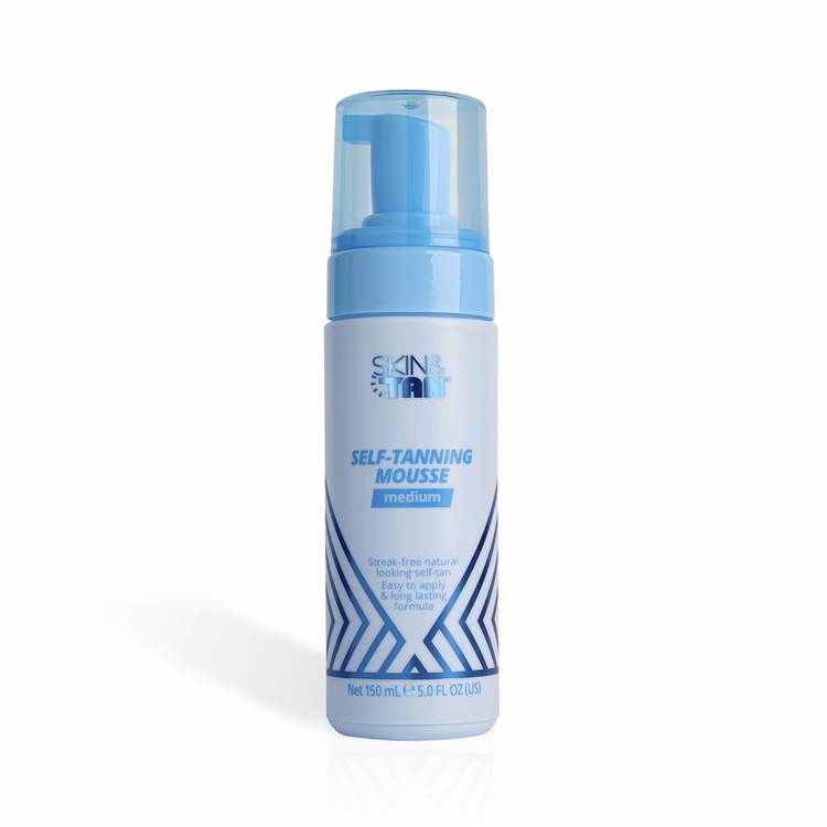 Skin and Tan self-tanning mousse 150ml, UK version