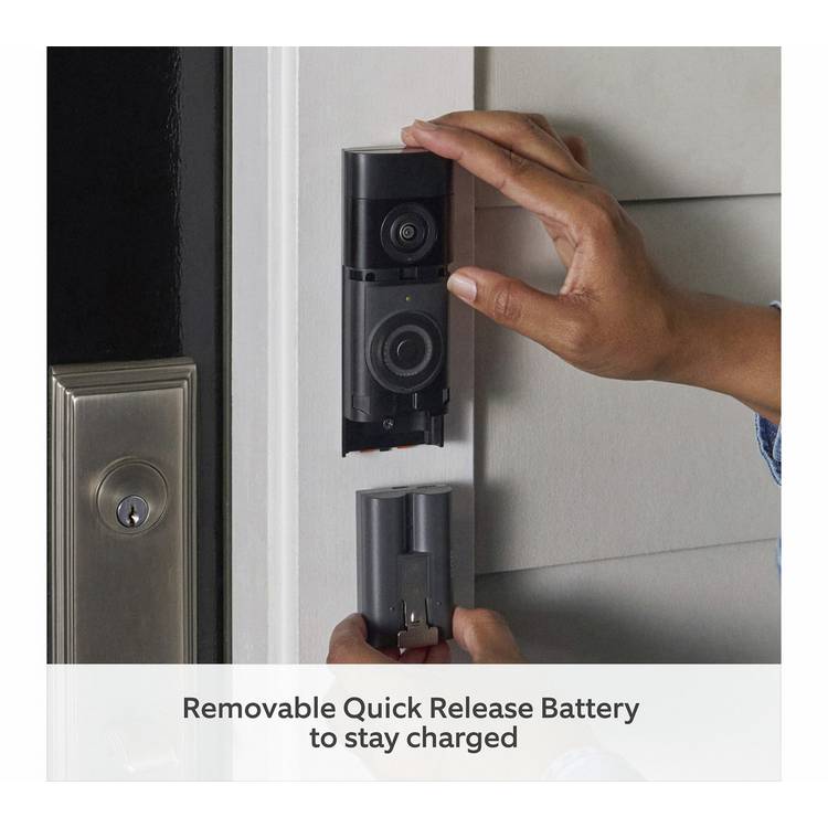 Ring Video Doorbell Plus with Chime Nickel Silver, UK version