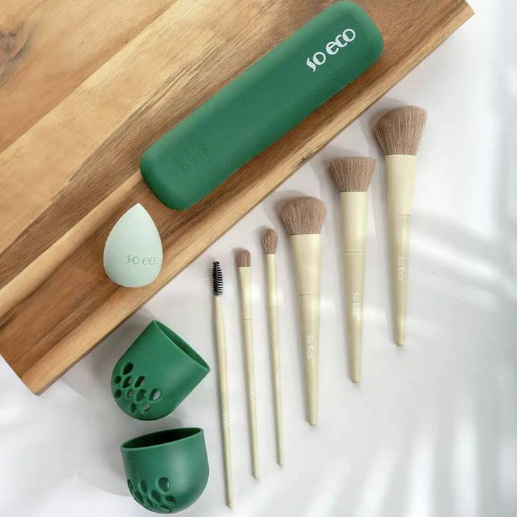 So Eco All In One Beauty Set makeup brushes, imported from the UK
