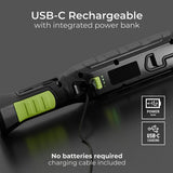 Luceco LED rechargeable tilt twist torch 5W (British brand)