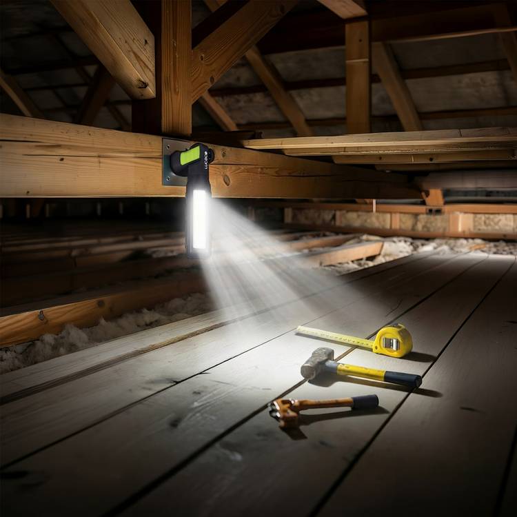 Luceco LED rechargeable tilt twist torch 5W (British brand)