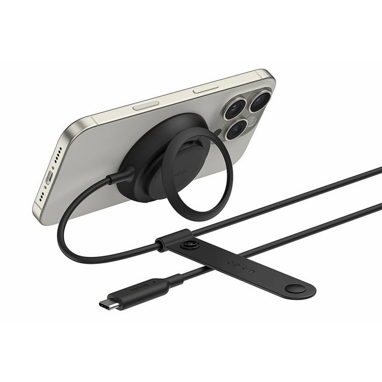 Belkin Qi2 25W wireless charger with kickstand, UK version
