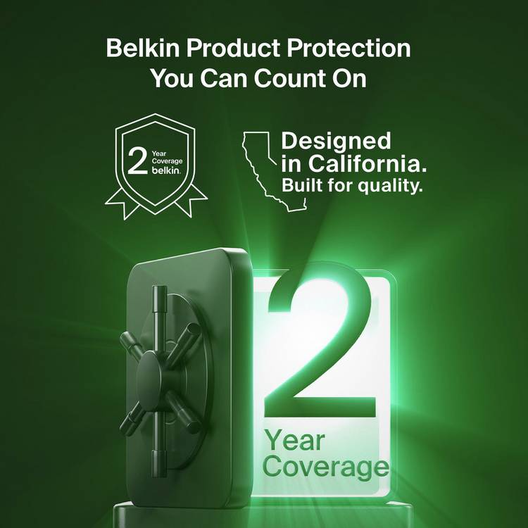 Belkin Qi2 25W wireless charger with kickstand, UK version