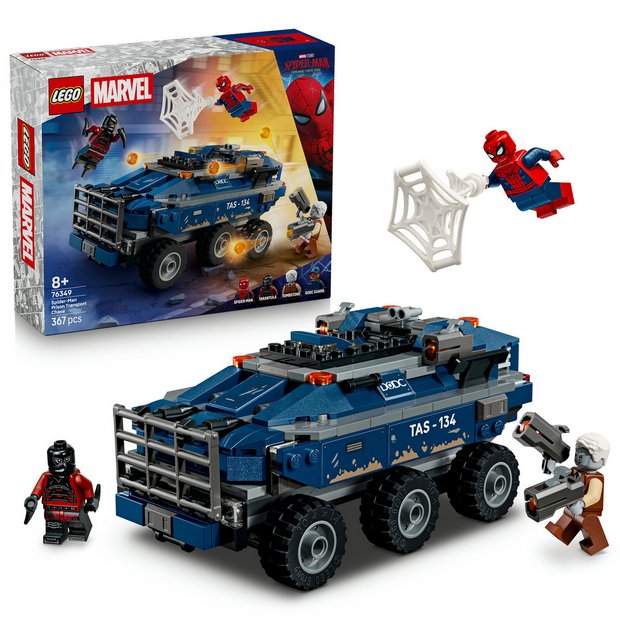 LEGO Spider-Man Prison Transport Chase set 367 pieces (British brand)