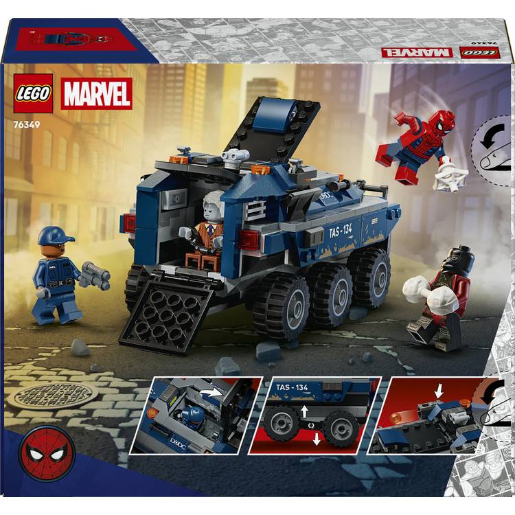 LEGO Spider-Man Prison Transport Chase set 367 pieces (British brand)