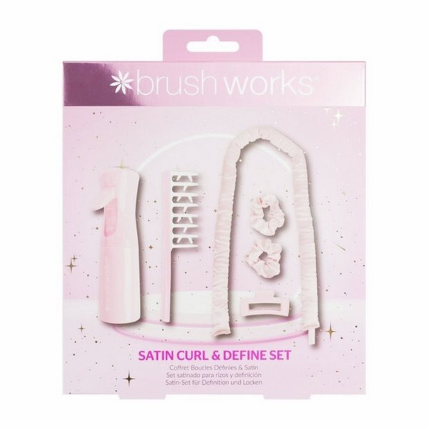 Brushworks Satin Curl & Define Set, imported from the UK