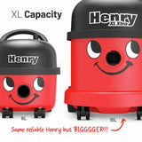 Henry XL Xtra bagged cylinder vacuum cleaner, UK version