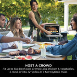 Ninja Woodfire Electric Outdoor Oven Terracotta with cover - British product