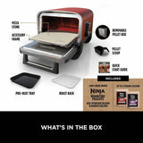 Ninja Woodfire Electric Outdoor Oven Terracotta with cover - British product