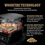 Ninja Woodfire Electric Outdoor Oven Terracotta with cover - British product