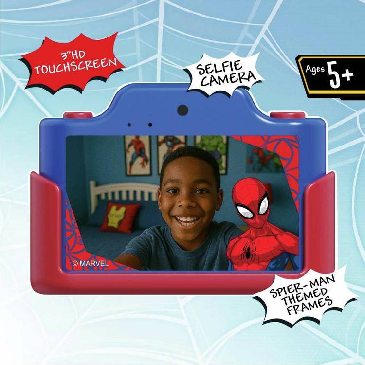 Kiimento Spider Man kids instant camera with selfie lens, imported from the UK
