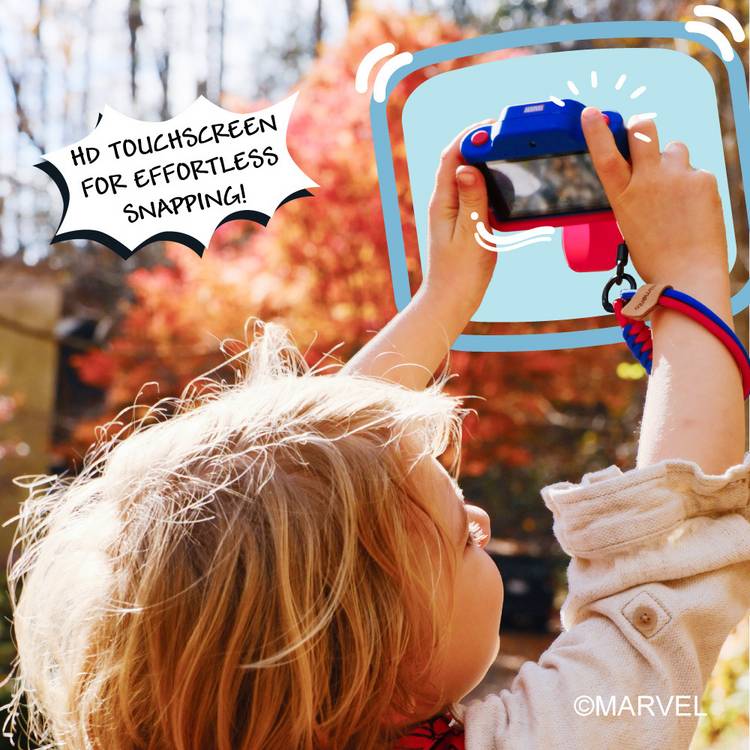 Kiimento Spider Man kids instant camera with selfie lens, imported from the UK