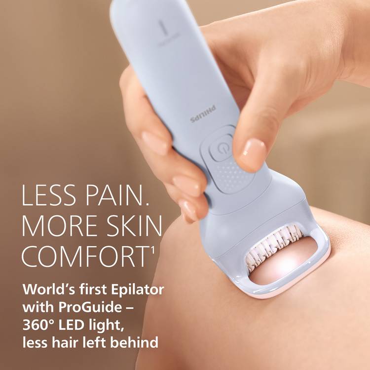 Philips Series 8000 cordless wet and dry epilator (British brand)