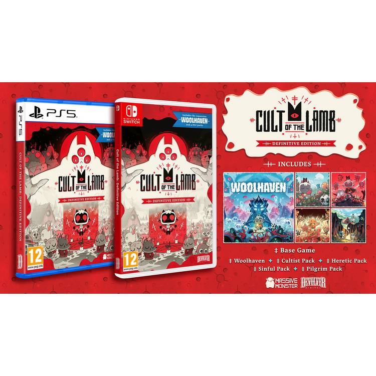 Cult of the Lamb Definitive Edition for PS5, imported from the UK