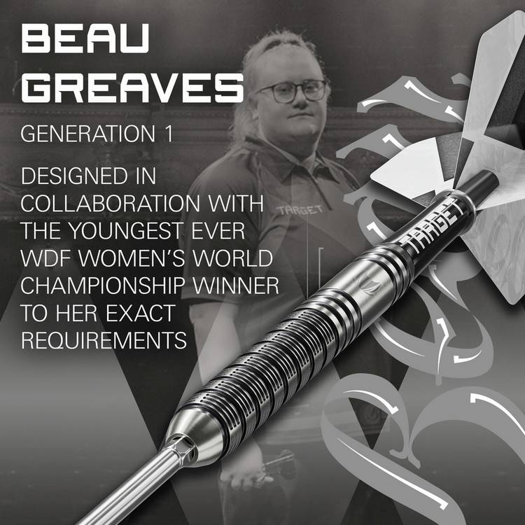Target Darts Beau Greaves Generation 1 darts 25g, UK version