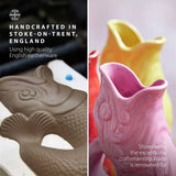 Wade pink ceramic fish jug 1.2L (British brand)