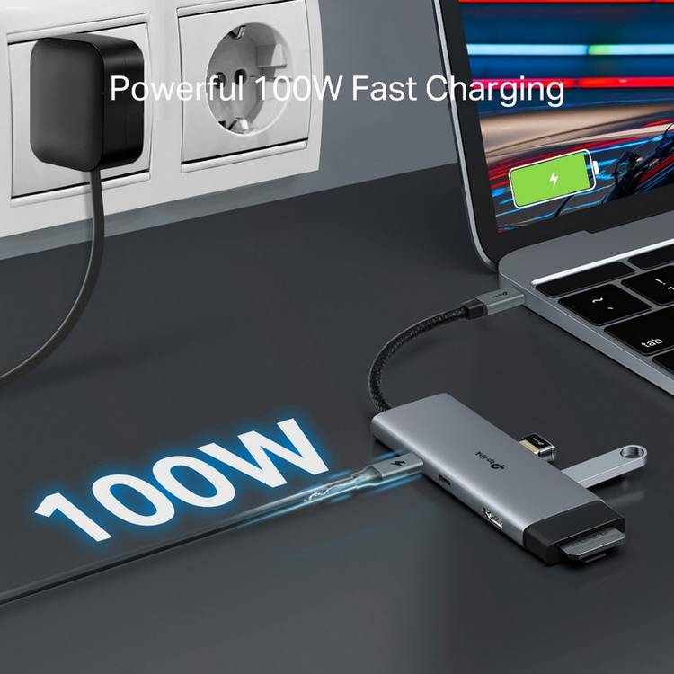 TP-Link 7-in-1 USB-C hub - British product