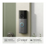 Ring Battery Video Doorbell Retinal 2K Chime Matte Mocha (British brand)