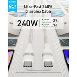 Anker USB-C cable white 0.91m - British product