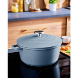 Argos Morphy Richards 4.1 Litre Aluminium Casserole Dish - Blue- Buy online at McGrocer