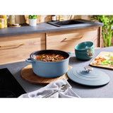Morphy Richards casserole dish 4.1L blue (British brand)