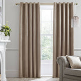 Argos Laurence Llewelyn-Bowen Montrose Blackout Eyelet Curtains in Linen - 117x137cm- Buy online at McGrocer