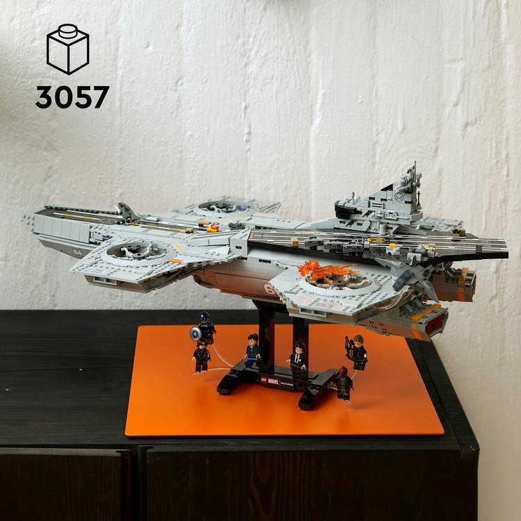 LEGO Marvel S.H.I.E.L.D. Helicarrier model kit (British brand)
