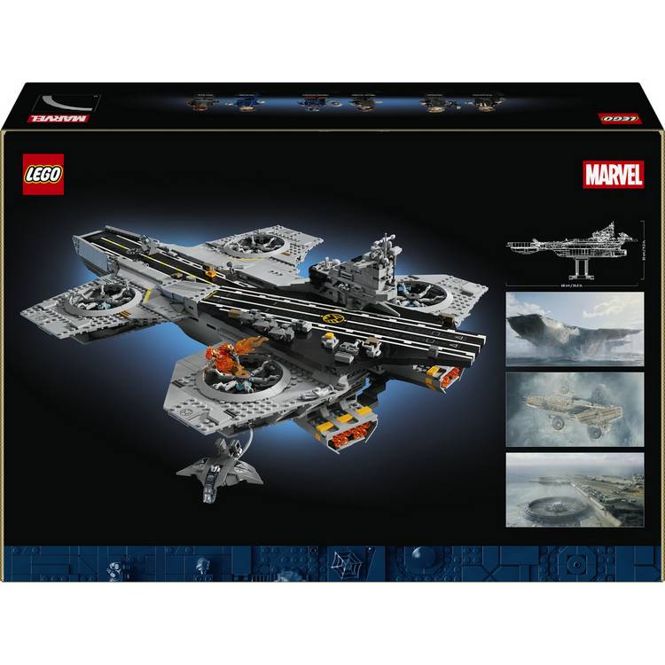LEGO Marvel S.H.I.E.L.D. Helicarrier model kit (British brand)