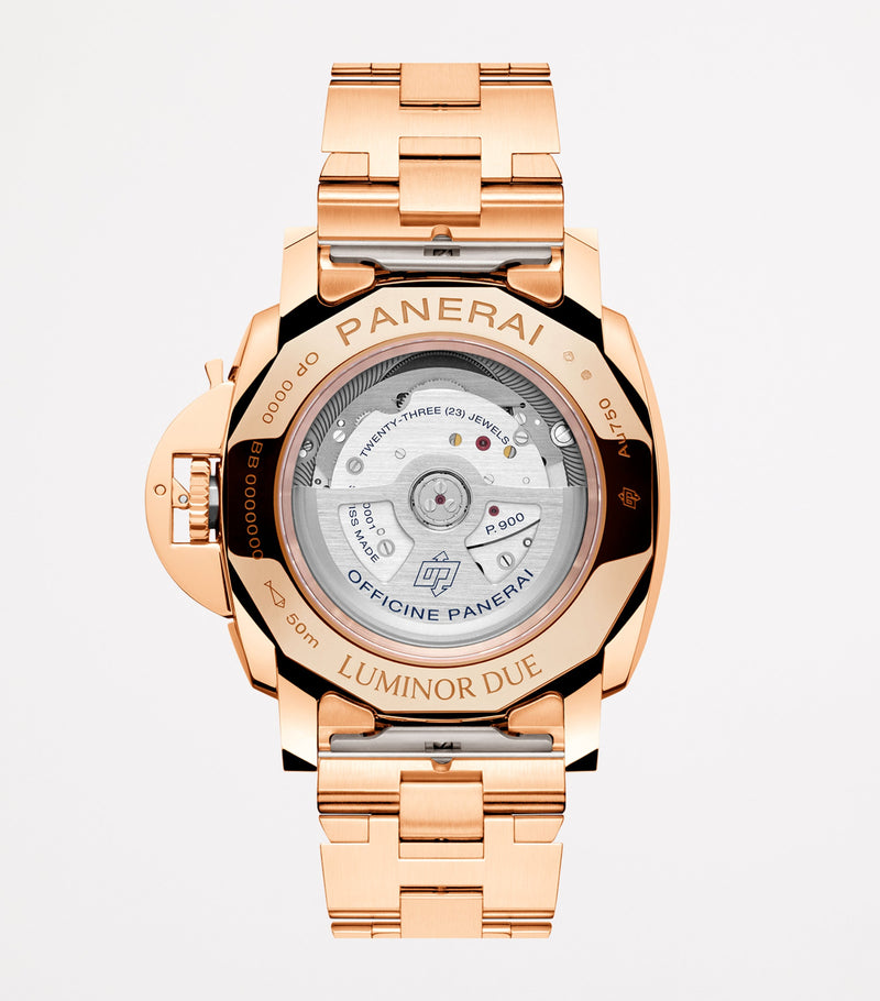 Panerai Luminor Due TuttoOro rose gold watch 42mm (British brand)