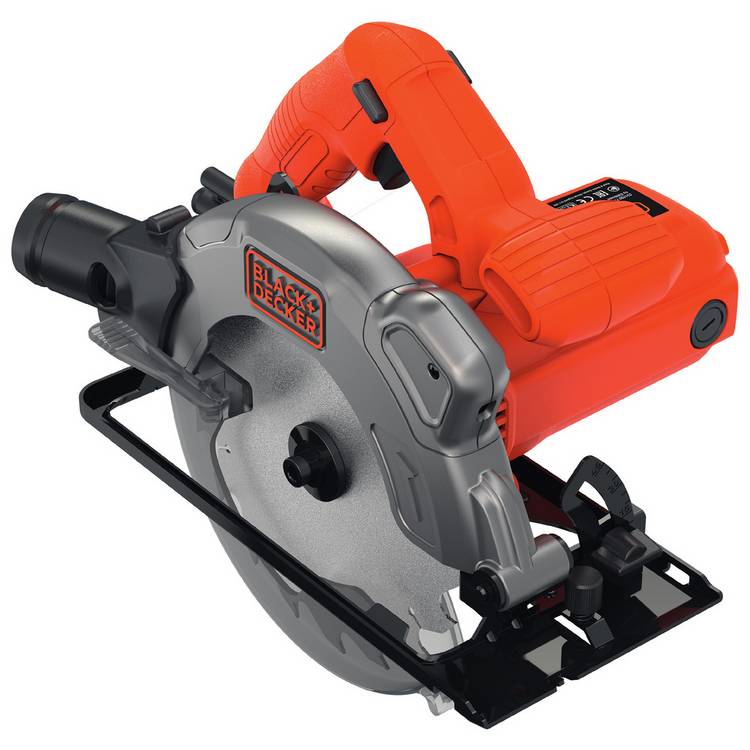 Black+Decker 190mm circular saw with laser guide, UK version