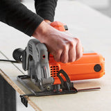 Black+Decker 190mm circular saw with laser guide, UK version
