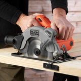 Black+Decker 190mm circular saw with laser guide, UK version