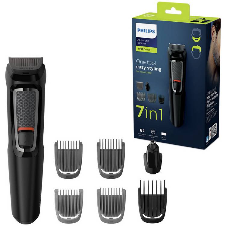 Philips 7-in-1 beard trimmer and hair clipper kit - British product
