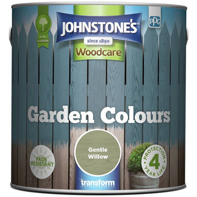 Argos Johnstone's Garden Colours Gentle Willow Exterior Wood Paint 2.5L- Buy online at McGrocer
