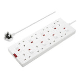 Argos Masterplug 8 Socket 1m Extension Lead- Buy online at McGrocer