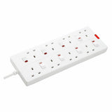 Masterplug extension lead 8 socket 1m, imported from the UK