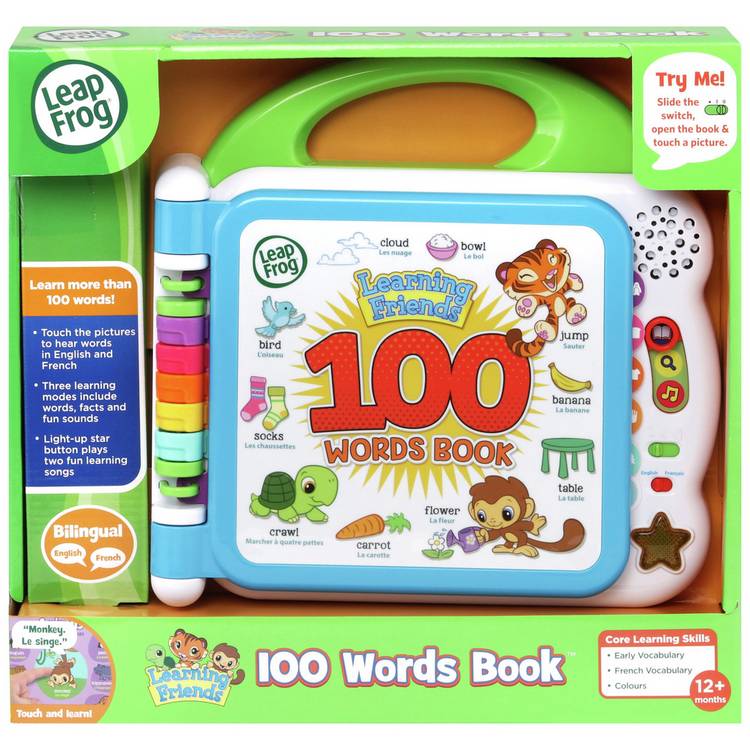 LeapFrog Learning Friends 100 Words interactive book, UK version